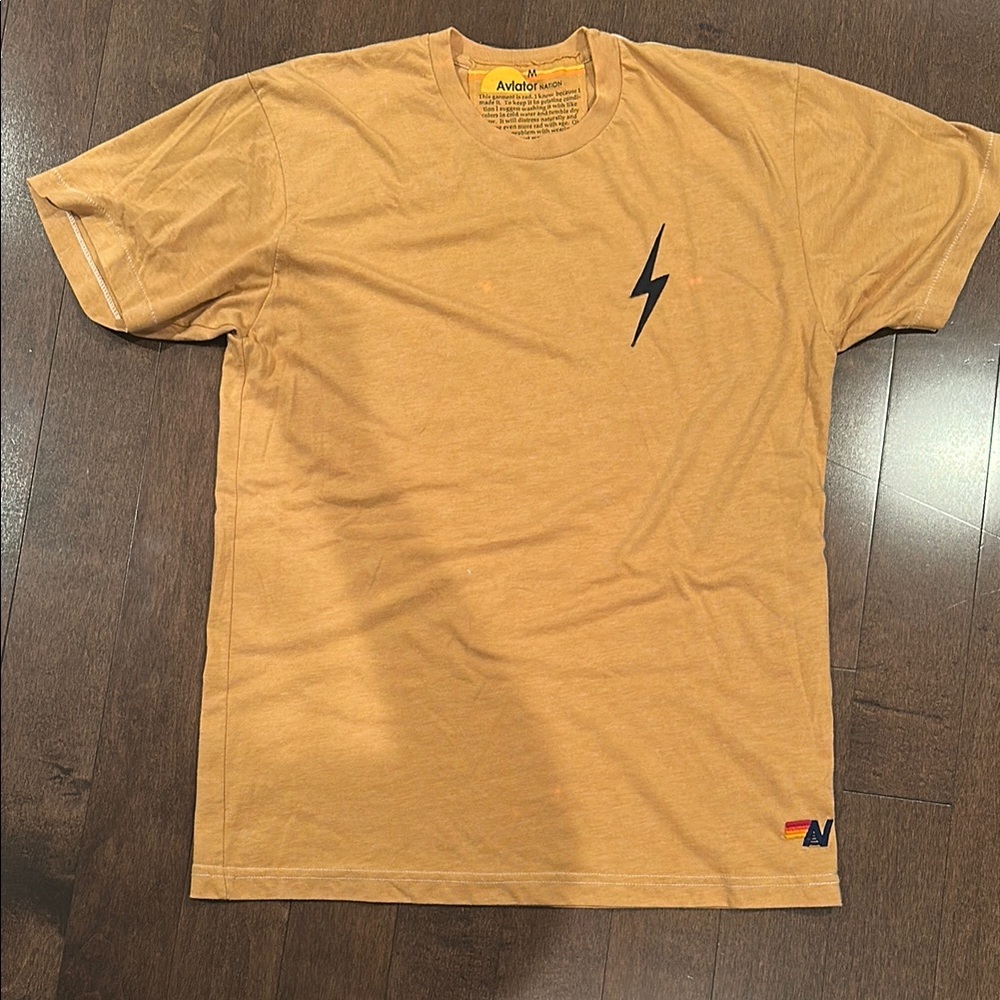 Aviator Nation T-Shirt with Lightning Bolt